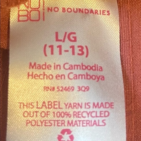 NO boundaries salmon pink stretchy ribbed wide leg pants - Picture 9 of 10